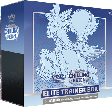 Pokemon - Chilling Reign - Elite Trainer Box - Ice Rider Calyrex available at 401 Games Canada