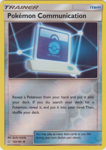 Pokemon Communication - 152/181 - Uncommon - Reverse Holo available at 401 Games Canada
