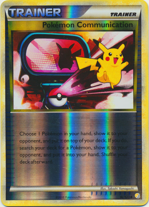 Pokemon Communication - 98/123 - Uncommon - Reverse Holo available at 401 Games Canada