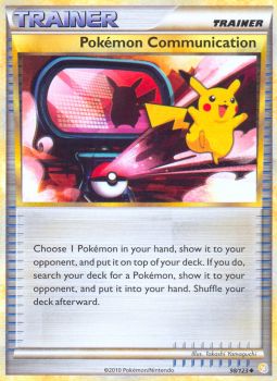 Pokemon Communication - 98/123 - Uncommon available at 401 Games Canada