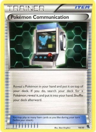 Pokemon Communication (Zoroark) - 18/30 - Common available at 401 Games Canada