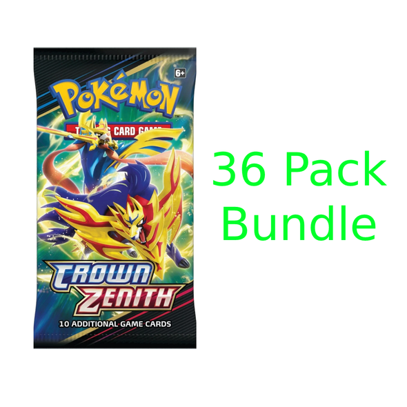 Pokemon - Crown Zenith - Booster Pack - 36 Pack Bundle available at 401 Games Canada