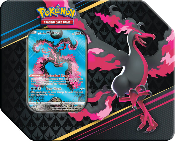 Pokemon - Crown Zenith - Tins - Galarian Moltres available at 401 Games Canada