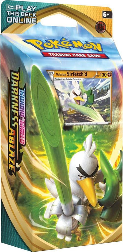 Pokemon - Darkness Ablaze Theme Deck - Galarian Sirfetch'd available at 401 Games Canada