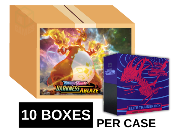 Pokemon - Darkness Ablaze Elite Trainer Box - Case of 10