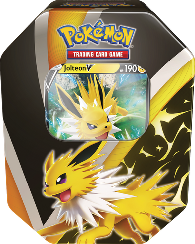 Pokemon - Eevee Evolutions V Tin - Jolteon V available at 401 Games Canada