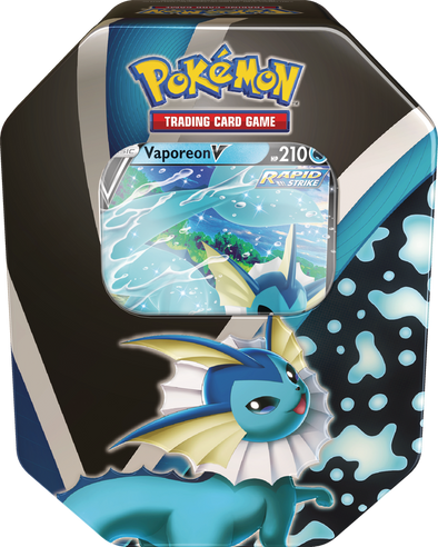 Pokemon - Eevee Evolutions V Tin - Vaporeon V available at 401 Games Canada