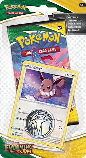 Pokemon - Evolving Skies - Checklane Blister - Eevee available at 401 Games Canada