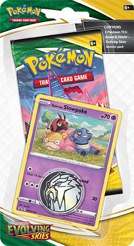 Pokemon - Evolving Skies - Checklane Blister - Galarian Slowpoke available at 401 Games Canada