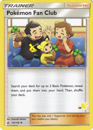 Pokemon Fan Club (#28 Pikachu Stamped) - 133/156 - Promo available at 401 Games Canada