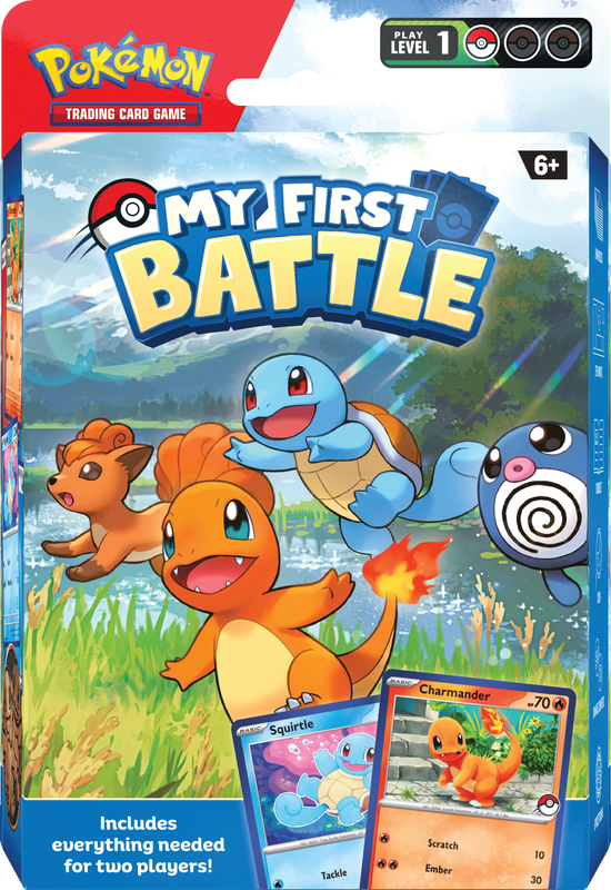 Pokemon - First Battle - Charmander and Squirtle available at 401 Games Canada