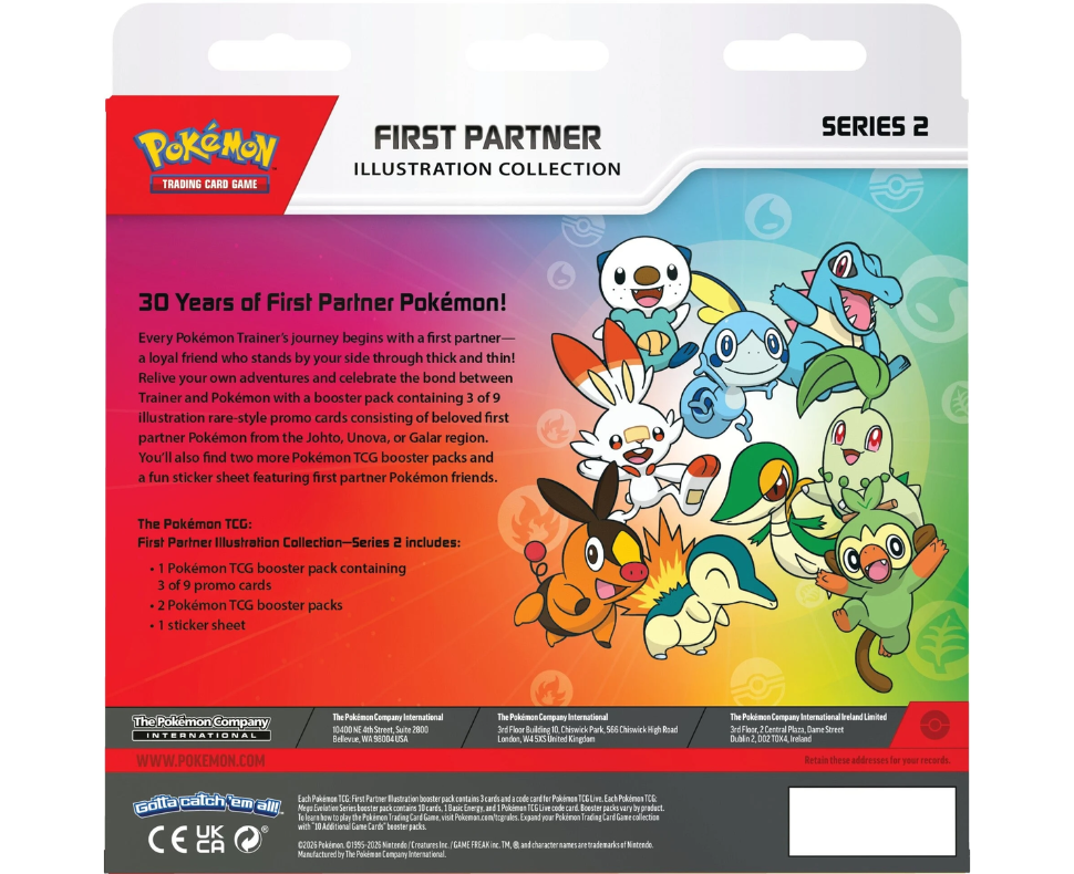 401 Games Canada - Pokemon - First Partner Illustration Collection - Series 2 (Pre-Order) 401 Games Canada - Pokemon - First Partner Illustration Collection - Series 2 (Pre-Order)