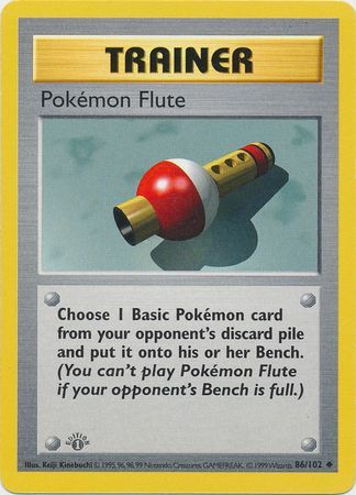 Pokemon Flute - 86/102 - Uncommon - 1st Edition available at 401 Games Canada