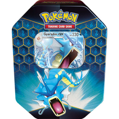 Pokemon - Hidden Fates Tin - Gyarados GX available at 401 Games Canada