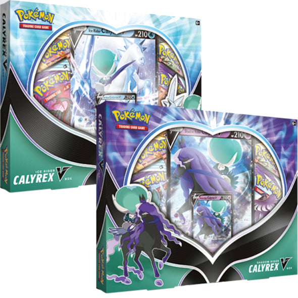 Pokemon - Ice and Shadow Rider Calyrex V Box Bundle available at 401 Games Canada