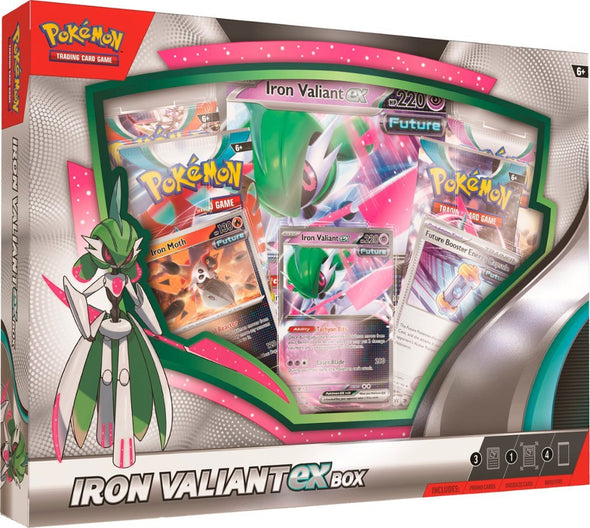 Pokemon - Iron Valiant ex Box (Pre-Order) available at 401 Games Canada