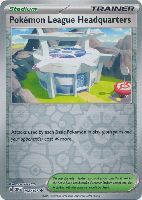 Pokemon League Headquarters - 192/197 - Uncommon - Reverse Holo available at 401 Games Canada