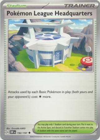 Pokemon League Headquarters - 192/197 - Uncommon available at 401 Games Canada