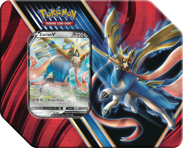 Pokemon - Legends of Galar Tin - Zacian available at 401 Games Canada