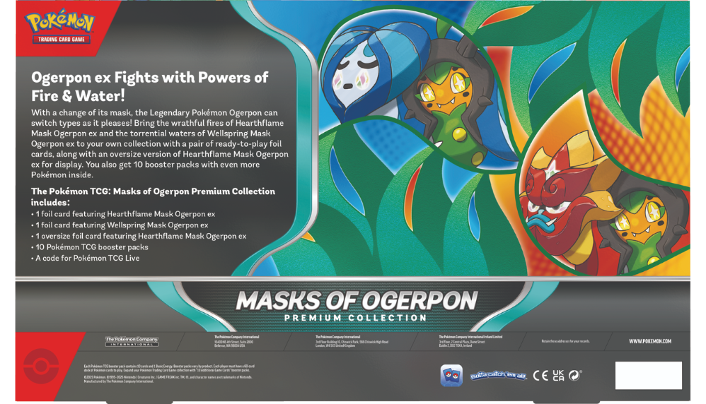 Maskon Pokemon 401 Games Canada - Pokemon - Masks of Ogerpon Premium Collection