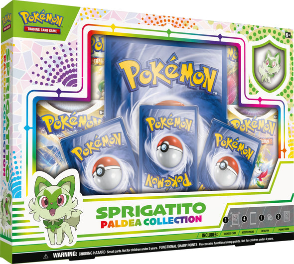 Pokemon - Paldea Collection - Sprigatito available at 401 Games Canada