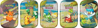 Pokemon - Paldea Pals Mini Tin - Set of 5 available at 401 Games Canada