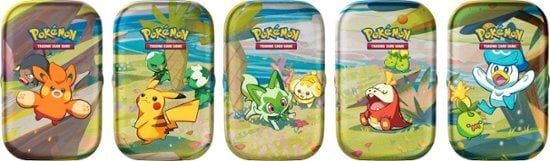 Pokemon - Paldea Pals Mini Tin - Set of 5 available at 401 Games Canada