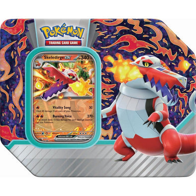 Pokemon - Paldea Partner Tin - Skeledirge available at 401 Games Canada