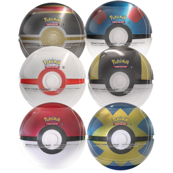 Pokemon - Poke Ball Tin - Winter 2021 - Set of 6 available at 401 Games Canada