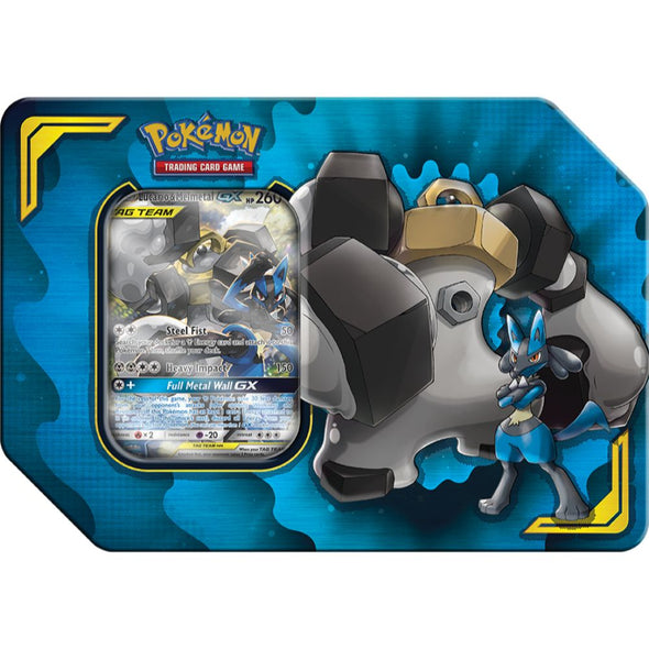 Pokemon - Power Partnership Tin - Lucario & Melmetal GX available at 401 Games Canada