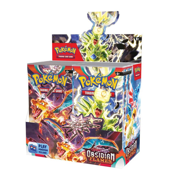 Pokemon card Obsidian Flames﻿ box Pokemon-Scarlet-and-Violet-