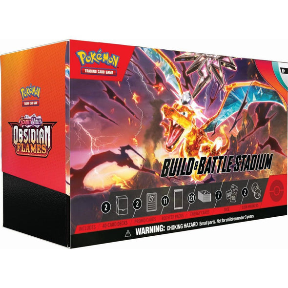 Pokemon - Scarlet and Violet - Obsidian Flames - Build & Battle Stadium available at 401 Games Canada