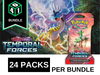 Pokemon - Scarlet and Violet - Temporal Forces - Sleeved Booster Pack - 24 Pack Bundle