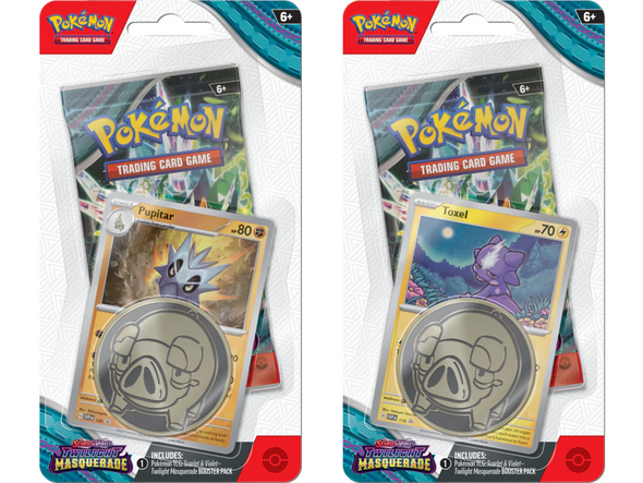 Pokemon - Scarlet and Violet - Twilight Masquerade - Checklane Blister Bundle