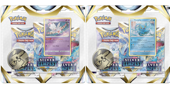 Pokemon - Silver Tempest - 3 Pack Blister - Bundle available at 401 Games Canada