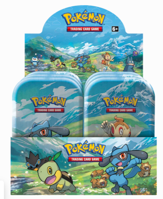 Pokemon - Sinnoh Stars Mini Tin - Display - Set of 10 available at 401 Games Canada