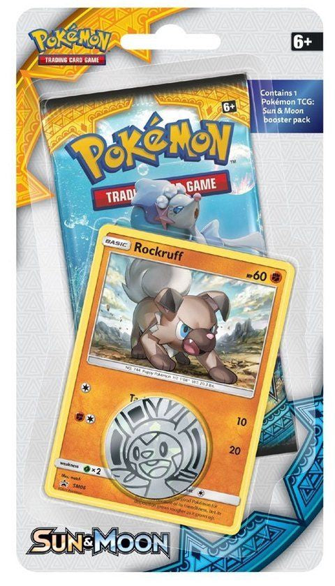 Pokemon - Sun and Moon - Checklane Blister - Rockruff available at 401 Games Canada