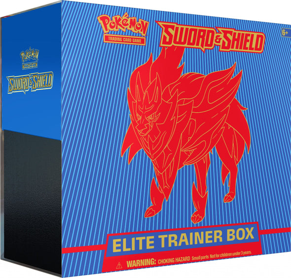 Pokemon - Sword and Shield Elite Trainer Box - Zamazenta available at 401 Games Canada