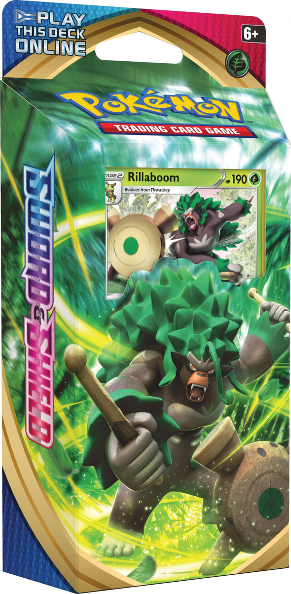 Pokemon - Sword and Shield Theme Deck - Rillaboom available at 401 Games Canada