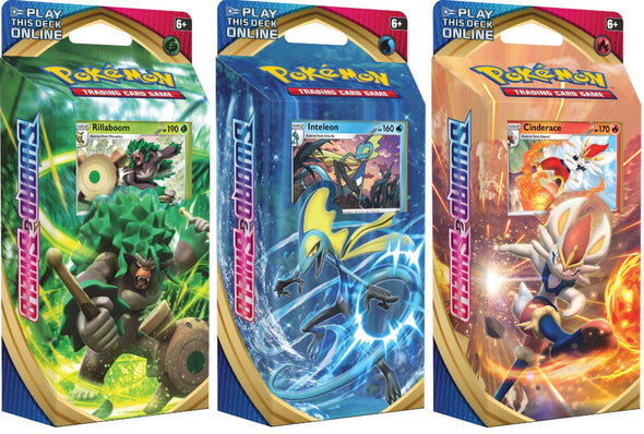 Pokemon - Sword and Shield Theme Deck - Set of 3 available at 401 Games Canada