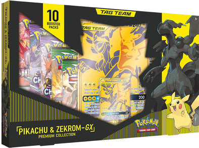 Pokemon - Tag Team Pikachu & Zekrom GX Premium Collection available at 401 Games Canada