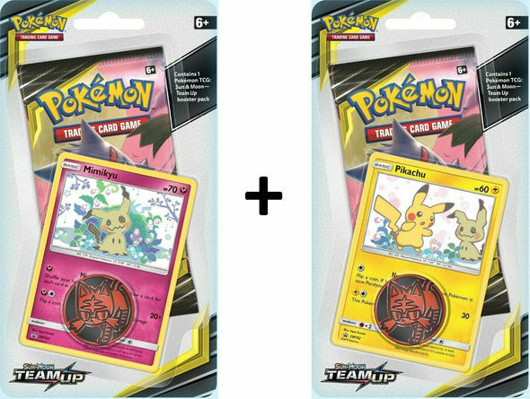 Pokemon - Team Up - Checklane Blister Pack - 2 Blister Bundle available at 401 Games Canada