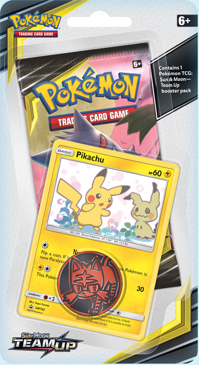 Pokemon - Team Up - Checklane Blister Pack - Pikachu available at 401 Games Canada