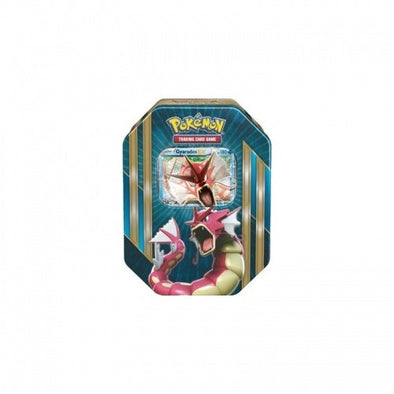 Pokemon - Triple Power Tin - Shiny Gyarados EX available at 401 Games Canada