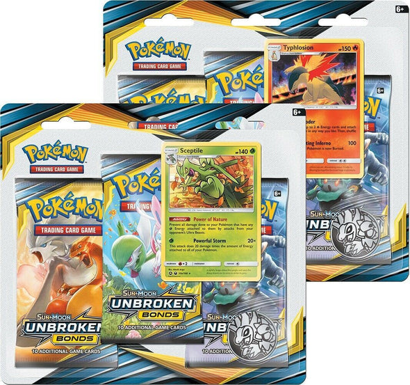 Pokemon - Unbroken Bonds 3 Pack Blister - 2 Blister Bundle available at 401 Games Canada