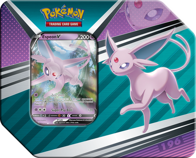 Pokemon - V Heroes Tin - Espeon V available at 401 Games Canada