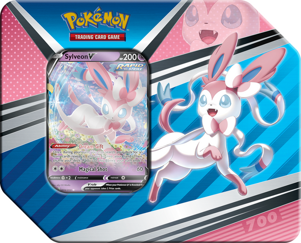 Pokemon - V Heroes Tin - Sylveon V available at 401 Games Canada