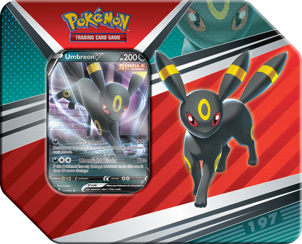 Pokemon - V Heroes Tin - Umbreon V available at 401 Games Canada