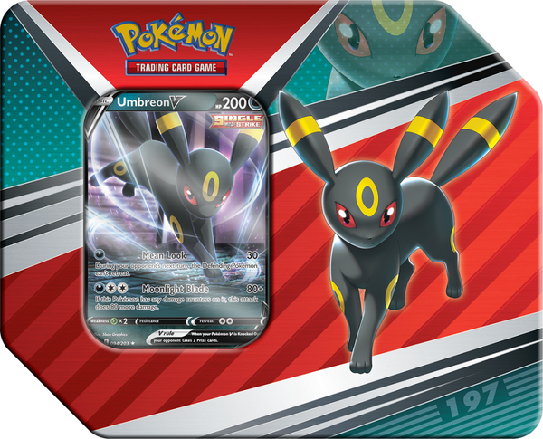 Pokemon TCG V Heroes Tin Umbreon V ブラッキー Pokemon-V-Heroes-Tin-Umbreon-