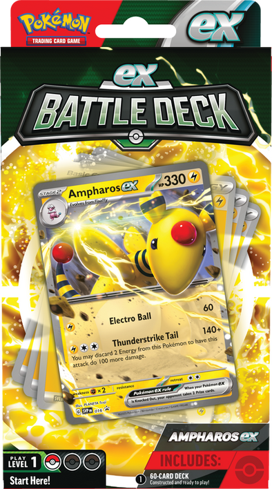 Pokemon - ex Battle Decks - Ampharos ex available at 401 Games Canada